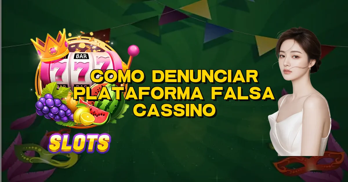 Como Denunciar Plataforma Falsa Cassino Oficial