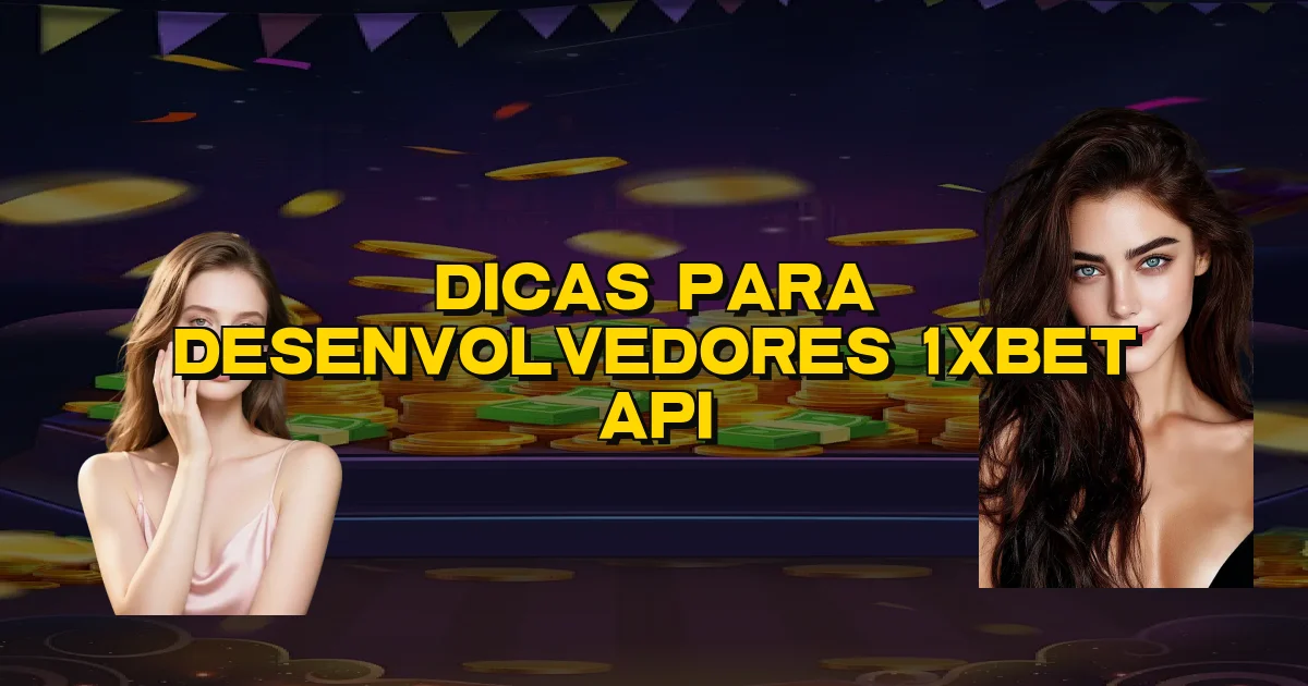Dicas Para Desenvolvedores 1Xbet Api Oficial
