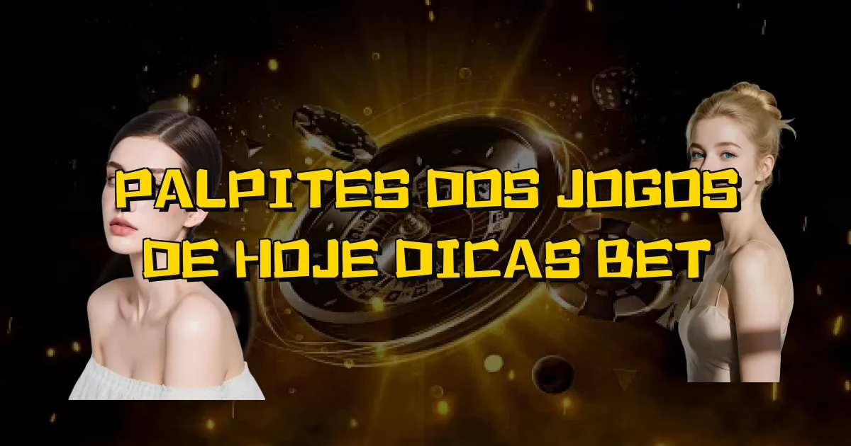 Palpites Dos Jogos De Hoje Dicas Bet Oficial
