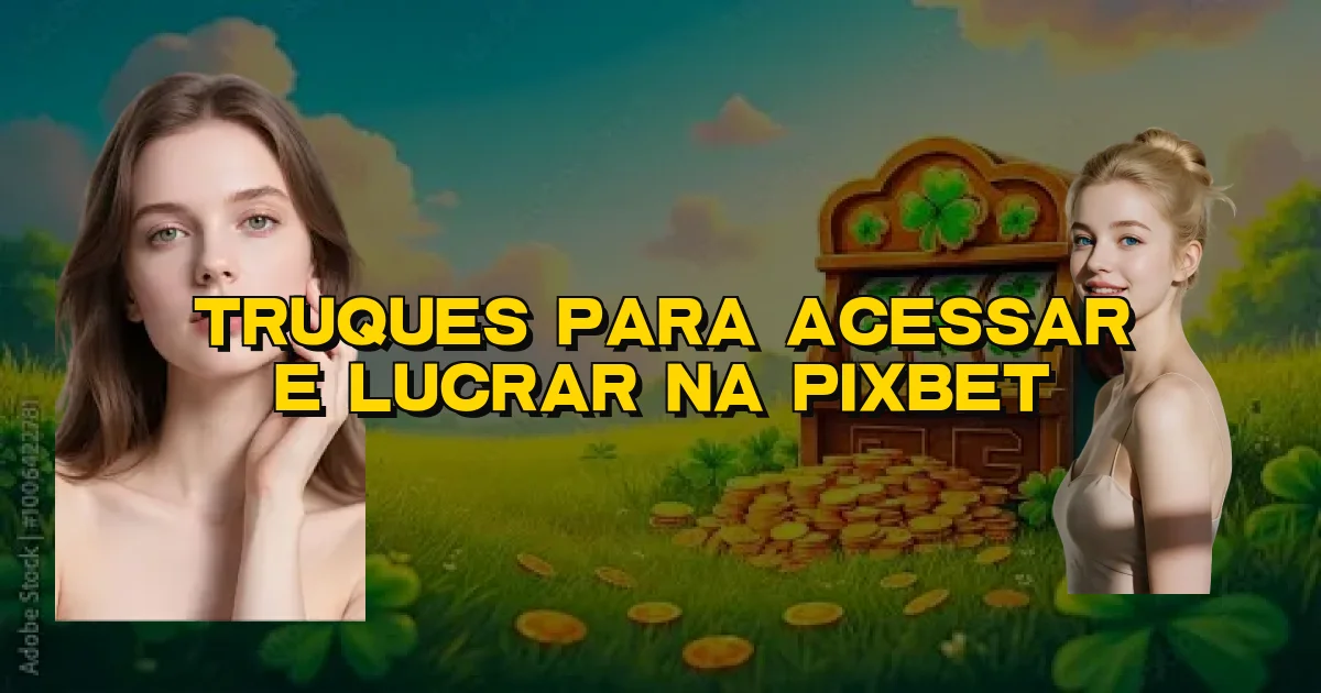 Truques Para Acessar E Lucrar Na Pixbet Oficial