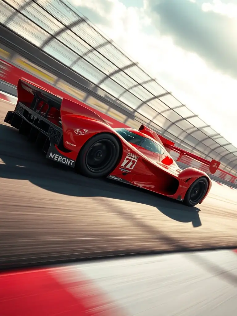 A thrilling image of a Formula 1 race car speeding around a track, capturing the speed and excitement of motorsports betting on 199 Win Bet.