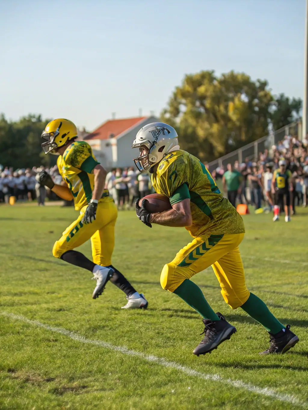 A vibrant image showcasing a football match with Brazilian team colors, overlaid with text announcing a 'Campeonato Brasileiro Bonus'.